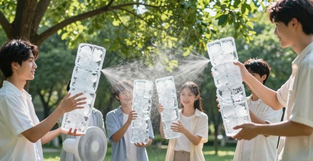 大冰块降温方法_榆林市夏季防暑降温大冰块_大冰块户外活动使用时长